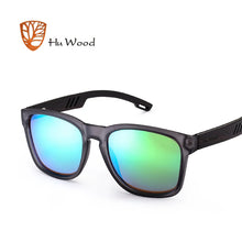 HU WOOD Design Handmade Zebra Wood Polarized Unisex Sunglasses With UV-400