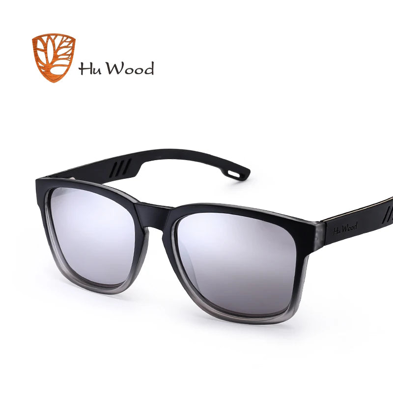 HU WOOD Design Handmade Zebra Wood Polarized Unisex Sunglasses With UV-400