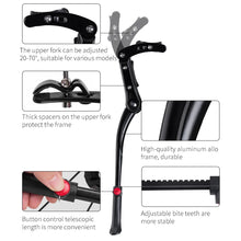 (New Arrival) ROCKBROS Bicycle Parking Adjustable Kickstand Accessories Parts