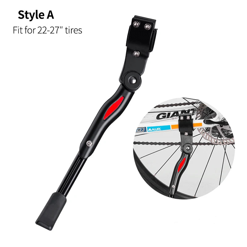 (New Arrival) ROCKBROS Bicycle Parking Adjustable Kickstand Accessories Parts