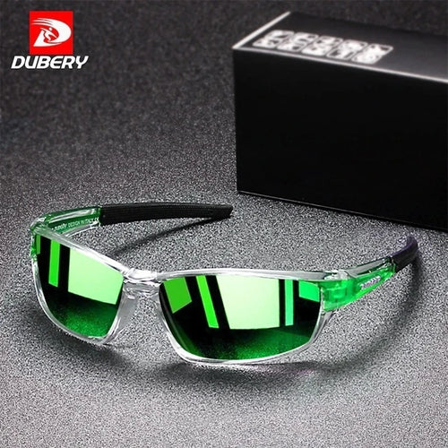 (New Arrival) DUBERY Men's Polarized Driving Sport Square Sunglasses For Men Women Color Mirror