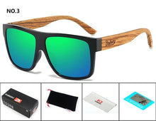 DUBERY Natural Wooden Men Polarized Sunglasses