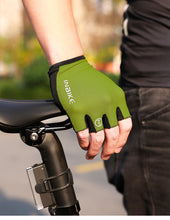 (New Arrival) INBIKE Summer Unisex Cycling Half Finger Gloves Shock-absorption  Breathable Sports Apparel Gloves