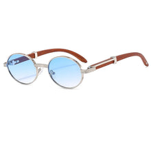 (New Arrival) OEC CPO Unsex Vintage Small Round Luxury Oval Frame Sunglasses With UV400 Lens