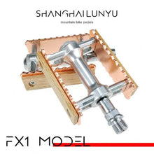 (New Arrival) Aluminum Alloy Bicycle Classical Retro Wooden Styles Non-slip Pedals Parts MTB Road Bike