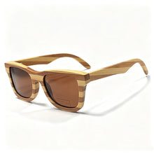 GM Fashion Skateboard New Brand Designer Wood Bamboo Sunglasses Polarized for Women And Men UV400 & Box
