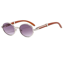 (New Arrival) OEC CPO Unsex Vintage Small Round Luxury Oval Frame Sunglasses With UV400 Lens