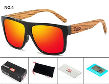 DUBERY Natural Wooden Men Polarized Sunglasses